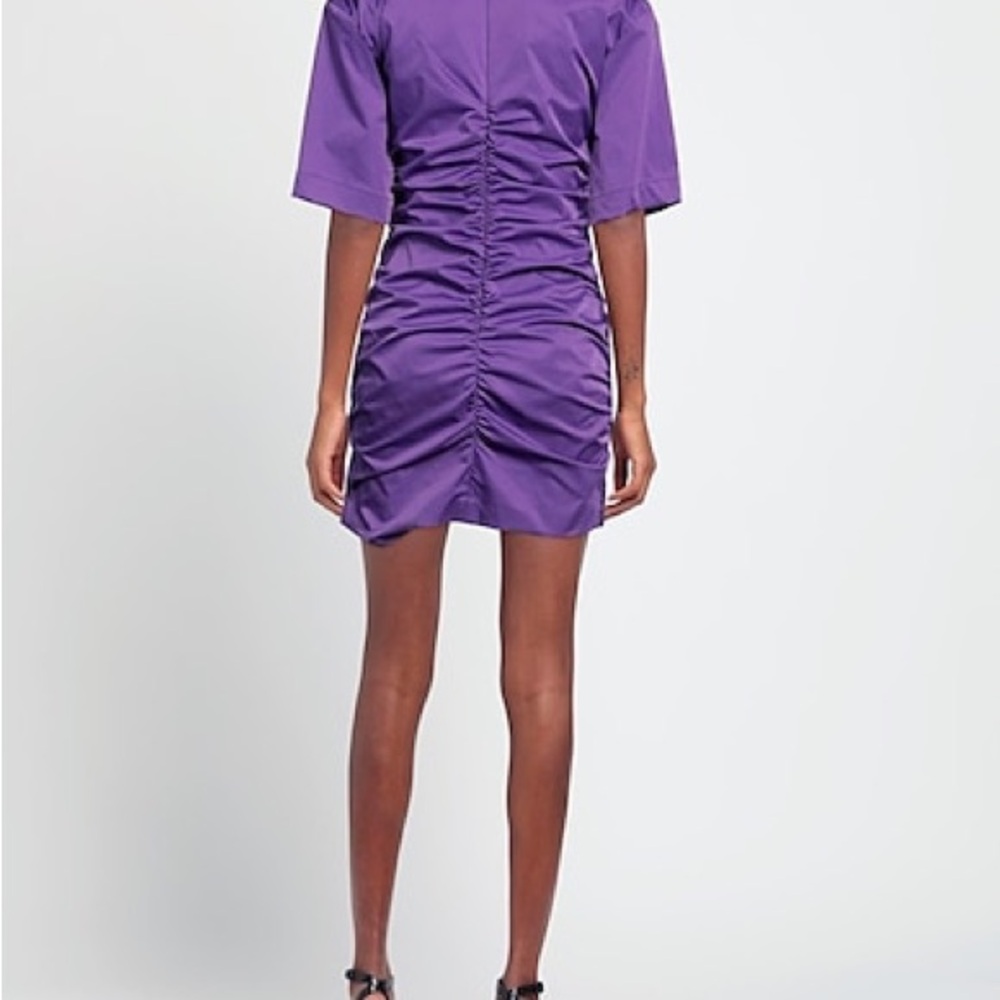 SANDRO PARIS Ruched Mini Dress - Picture 2 of 4